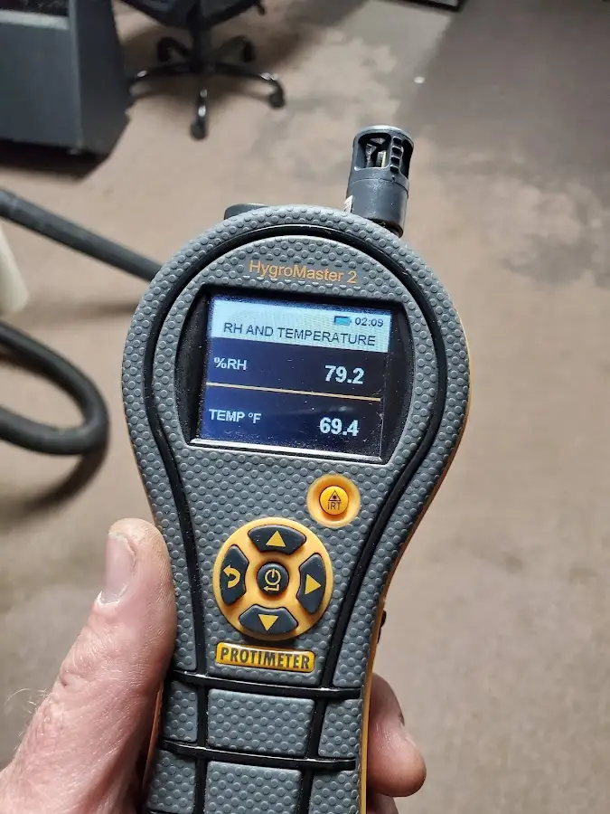 Moisture meter humidity assessment for Mold Remediation & Removal in Prairie Ridge